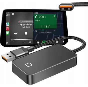 BEZDRÁTOVÝ ADAPTÉR MODUL CARPLAY ANDROID AUTO WIFI BLUETOOTH 2v1