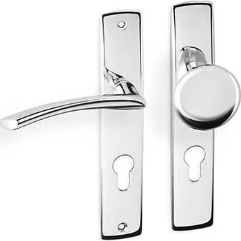 Dveřní kování Act servis SLZA HR kl-koule PZ72 chrom levá