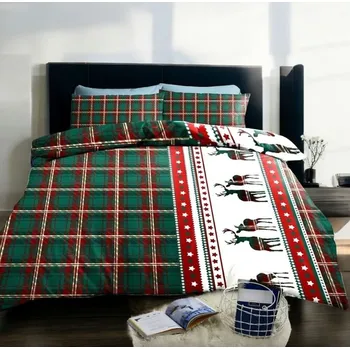 Povlečení Top textil Flanelové povlečení Nadya Holiday 140x200, 70x90 cm