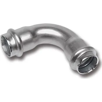 Fitinka Sanha NIROTHERM 91002A oblouk 90°, 28mm, lisovací, topení, nerez ocel