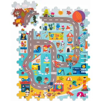 B.Toys PĚNOVÁ PODLOŽKA puzzle ZEMĚ B. 3+