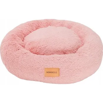 Pelíšek pro psa Pelíšek Shaggy kulatý velikost L - růžový