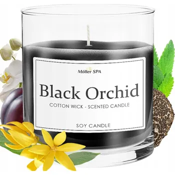 Svíčka Sójová vonná svíčka Black Orchid Skandynawski Dom 1 ks