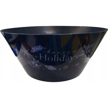 VELKÁ VÁNOČNÍ OZDOBNÁ PLASTOVÁ MÍSA - PA3171