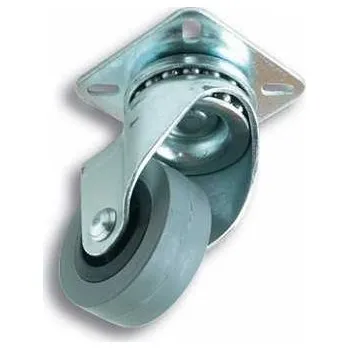 Nábytkové kování Nábytkové kolečko d50/50kg otočné šedé CH