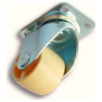 Nábytkové kování Nábytkové kolečko d32 otočné béžové (20kg)CH