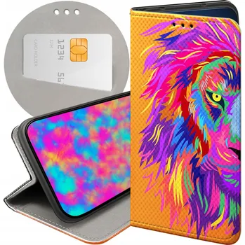 Pouzdro na mobilní telefon Pouzdro s klopou Hello Case pro Motorola Moto G32 oranžové