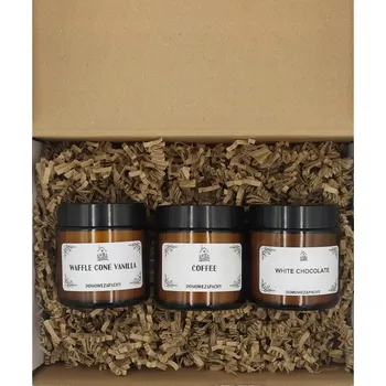 Svíčka Sójová vonná svíčka 3 Vůně Svíčky 3 ks