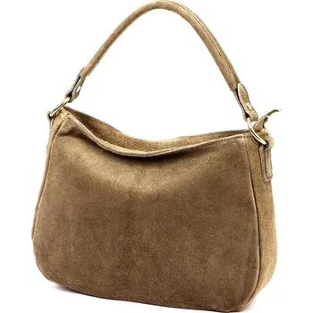 Kabelka Vera Pelle kabelka z pravé kůže béžová