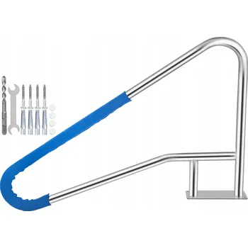SucceBuy Madlo k bazénu Z Nerezové Oceli 137x91,4 cm pro bazény a spa