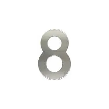 Domovní číslo Číslice"8" fasádní 200mm NEREZ ESO
