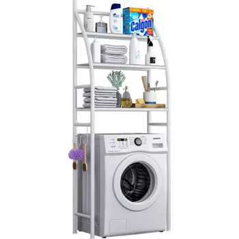 Koupelnový nábytek Regál nad pračku VIMERA - bílá - SLEVA 3% s kodem radost25