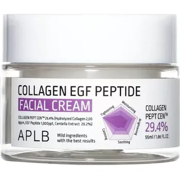 Pleťový krém APLB Collagen EGF Peptide Facial Cream zpevňující hydratační krém s peptidy a kolagenem 55 ml