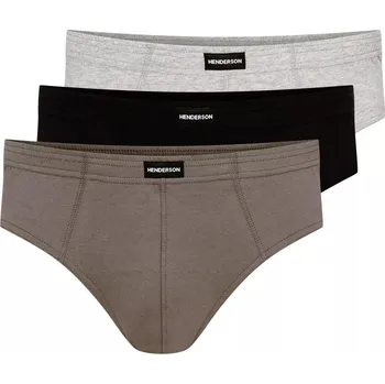 Slipy HENDERSON Pánské slipy 3 pack 1446 Basic k666 XXL