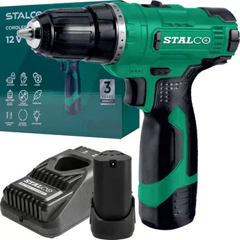 Aku Šroubovák Stalco, 12 V, akumulátorový S-97108