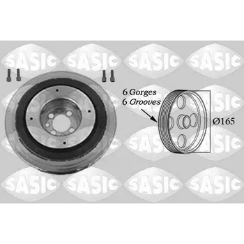 Řemenice, klikový hřídel SASIC 9001813