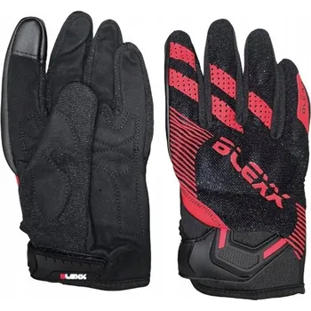 Moto rukavice RUKAVICE NA MOTOKROS ČTYŘKOLKU MOTORKU ČERVENÉ m