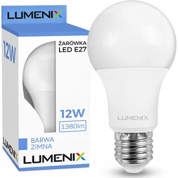 Žárovka LED žárovka E27 1380lm 12W CCD STUDENÁ BÍLÁ