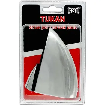 Nábytkové kování Držák polic TUKAN XL ESO CHROM 105mm(1ks-blistr),nosnost 18kg/ks