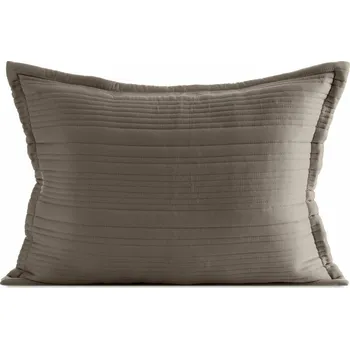 Povlak na polštářek Dekorační povlak na polštář 50x70 cm, béžový, prošívaná z matné látky