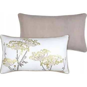 Polštář Polštář ORIANA 40x70 cm bílý se zlatým