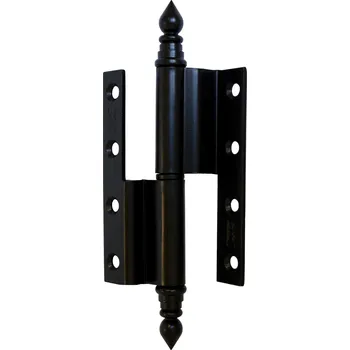 Dveřní kování TKZ Polná Závěs dveřní 120 UŘ14 lomený černý lak P RAL 9005