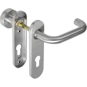 Dveřní kování Assa Abloy AHW700 klika-koule U/19mm PZ72 nerez mat NRz pravá