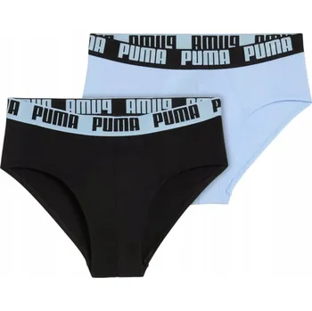 Slipy PUMA SLIPY KALHOTY BRIEF 2P ČERNO-MODRÉ rM