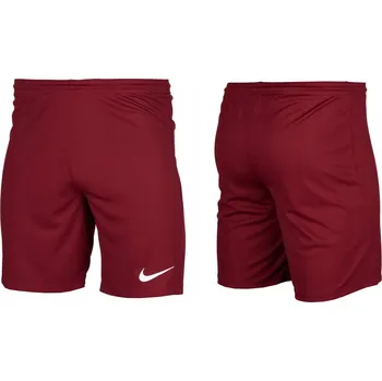 Pánské kraťasy KRÁTKÉ DĚTSKÉ TRÉNINKOVÉ KRAŤASY NIKE DRY PARK III NB K BORDOVÉ vel. XL