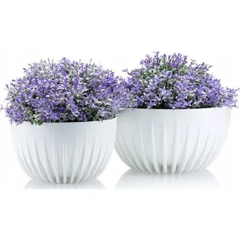 Květináč Bílý plast Květináč HowHomely 1 cm x 1 x 15,6 cm