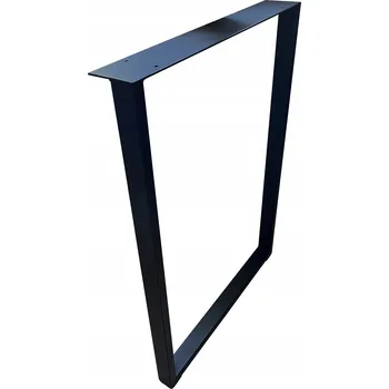 Jídelní stůl Noha ke stolu psacího stolu Kovová Černá LOFT INDUSTRIAL 50x72 cm