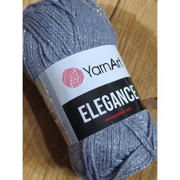 Galanterie Pletací příze Elegance lurex 50 g barva 102 šedá