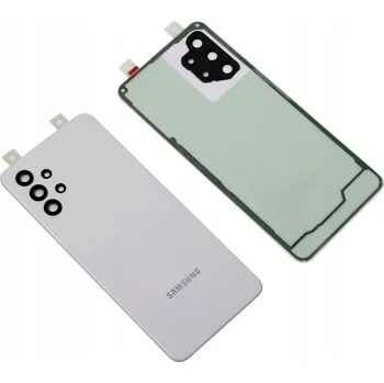 Pouzdro na mobilní telefon Kryt baterie / zadní panel s očkem pro Samsung Galaxy A32 4G, bílý