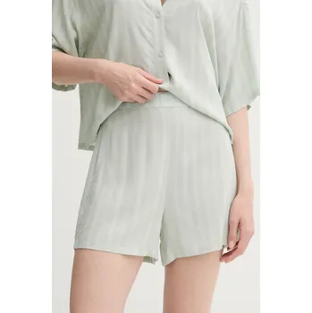 Dámské pyžamo Pyžamové šortky Calvin Klein Underwear dámské, modrá barva, 000QS7258E 07X, vel. M