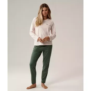 Dámské oblečení Dámské bavlněné pyžamo Atlantic Atlantic zelená | růžová 3452766