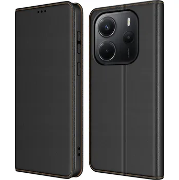 Pouzdro na mobilní telefon Pouzdro s klopou KrainaGSM pro Xiaomi Redmi Note 14 5G černé