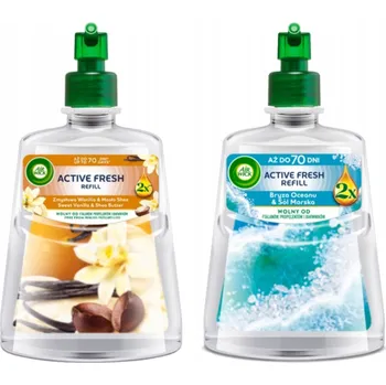 Osvěžovač vzduchu Air Wick Active Fresh Náhradní náplň do osvěžovače vzduchu MIX 228ml x2