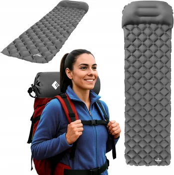 Karimatka TURISTICKÁ PODLOŽKA KARIMATKA NAFUKOVACÍ TREKKINGOVÁ LEHKÁ 238X70X5 CM OUTTEC