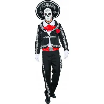 Karnevalový kostým KOSTÝM KOSTRY Mariachi kostým pro dospělé MEXICKÝ S