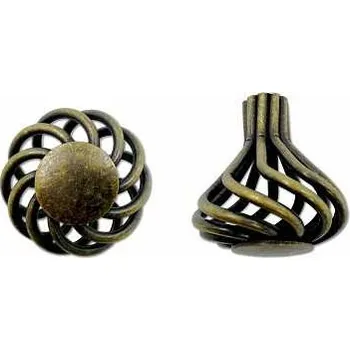 Nábytkové kování VENDELÍN knopek 35mm BRONZ