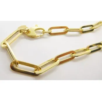 Řetízek Klenoty Budín Pánský mohutný zlatý řetěz - oválná oka 585/7,84gr 54cm HK6202 (Klenoty Budín Pánský mohutný zlatý řetěz - oválná oka 585/7,84gr 54cm HK6202)