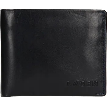 Peněženka Lagen peněženka z přírodní kůže modrá - muž