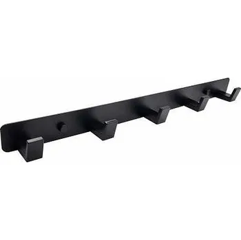 Nábytkové kování Věšák CTIBOR 5 háček černý matný