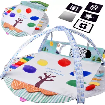 Hrací deka JOKO Dětská hrací deka s oblouky a kontrastními kartami