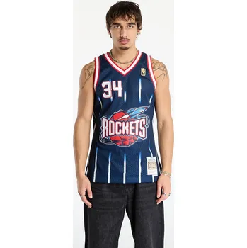 Pánské tílko Tílko Mitchell & Ness NBA Swingman Road Jersey Rockets 1996 Hakeem Olajuwon Navy M