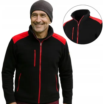 Pánská mikina PÁNSKÁ SILNÁ FLEECOVÁ MIKINA MIKINA FLEECOVÁ 350G MĚKKÁ STYLOVÁ FLEECOVÁ MIKINA vel. S