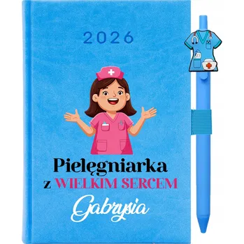 Kalendář Knižkový kalendář 2026 A5 FunnyCase modrý