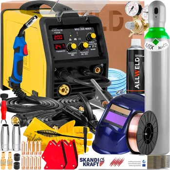 Svářečka Svářečka MAGNUM MIG 208 MMA 230V 200A MIG MAG MMA TIG LIFT FLUX 2-kladková