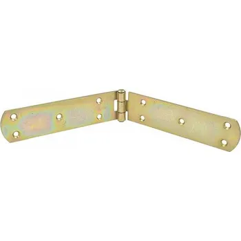 Nábytkové kování Závěs stejnoramenný pásový 300x40x2,5mm žlutý zinek