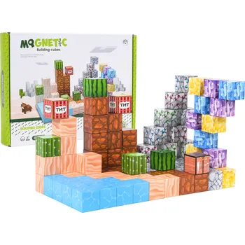 ostatní stavebnice RKToys Magnetická stavebnice 3D Krajina – 88 kostek